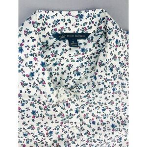 346 Brooks Brothers Women's 6 Floral Long Sleeve Button Up Dress Shirt